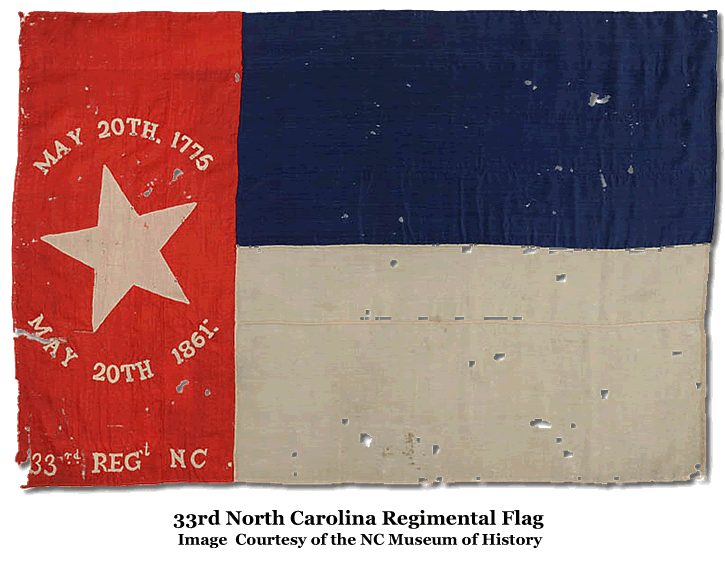 33rd NC Battle Flag