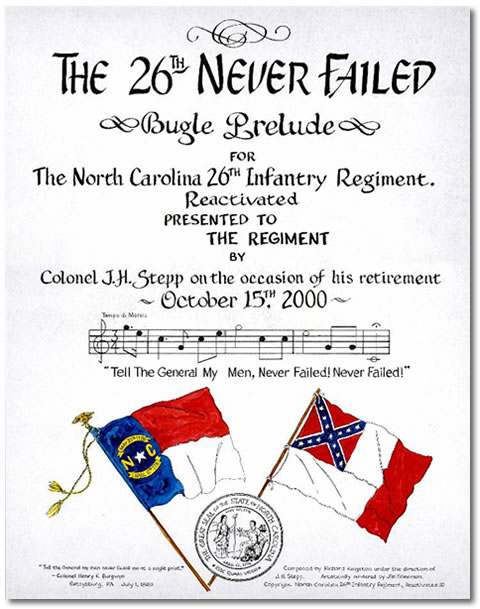 26th NC Bugle Call